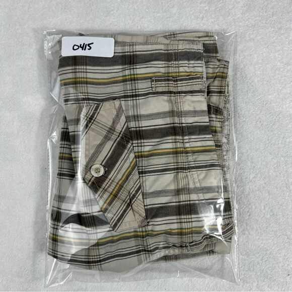Seven Souls Plaid Chino Shorts 0415 - Picture 8 of 8